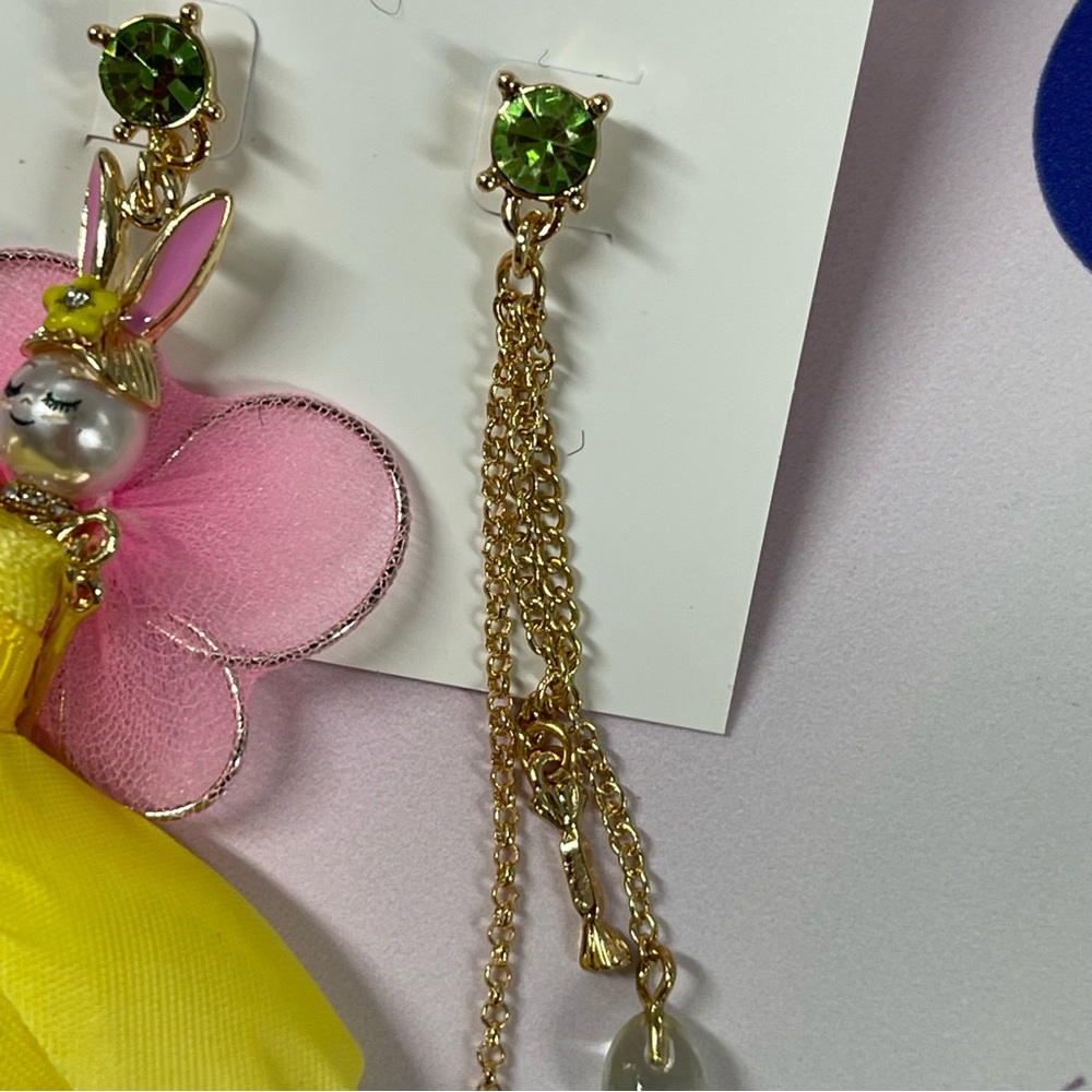 💋NWT AUTH BJ BUNNY EARRINGS - Picture 5 of 10